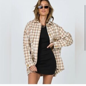 Plaid Fall Shacket Jacket